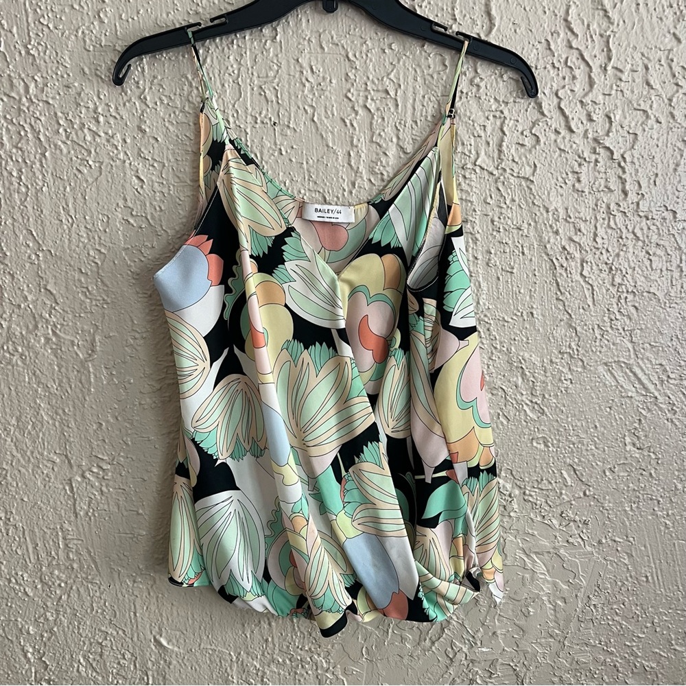 ⭐️ Bailey 44 Bubble Hem Faux Wrap Camisole Top